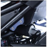 Rear Footrest Plate Black Kawasaki Z900 R&G Racing