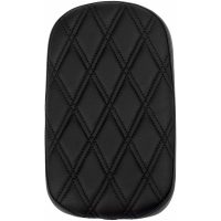 Rear Solo Seat - Wide - Double Diamond - Black Stitch