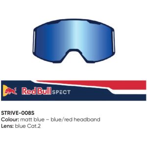 Red Bull Strive MX Goggles Single lens Blue/Red blue SPECT