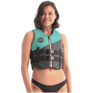 Redningsvest Dame Nylon Vintage Teal Jobe
