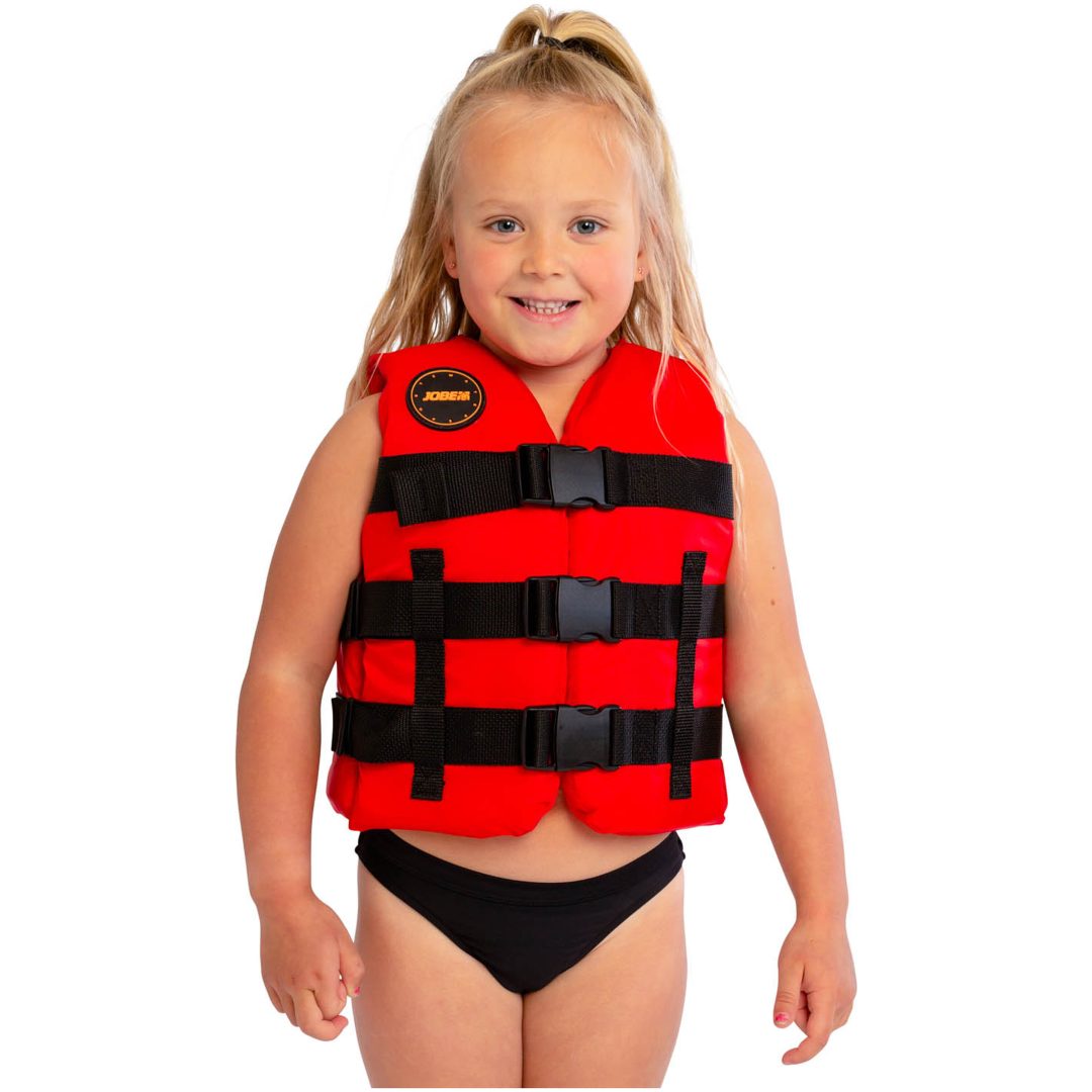 Redningsvest Nylon Rød Jobe 30-40 kg