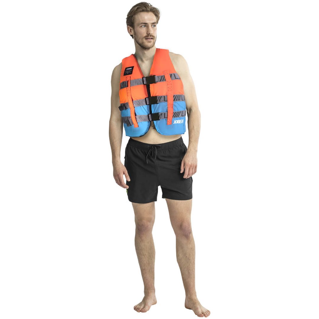 Redningsvest Rental Orange Blå Jobe 2XL