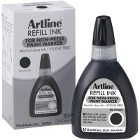 REFILL 437A ARTLINE NON-PRESS PAINT MARKER SVART 60ML