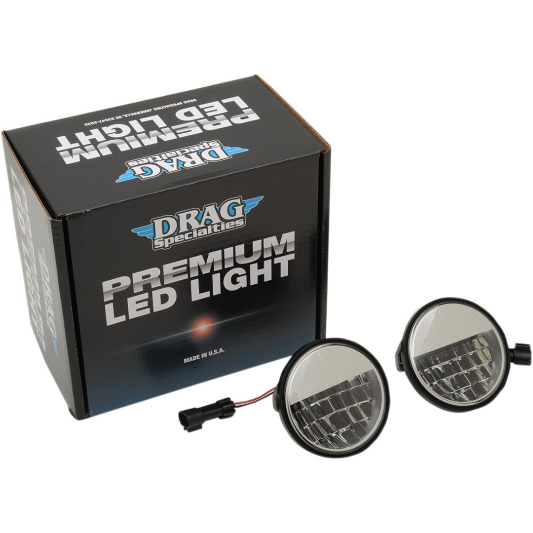 Reflektorlamper Led Premium 4.5" Klar/Hvid DRAG SPECIALTIES 4.5" – billede 2