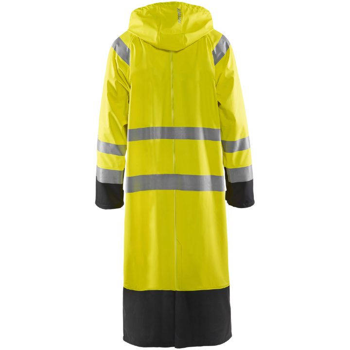 Regnfrakke 43252000 Sort / Hivisgul BLÅKLÄDER REGNFRAKKE 43252000 GUL/SORT XS – billede 2