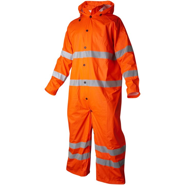 Regnfrakke Hi-Vis Signalorange Top Swede Large – billede 2