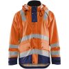 Regnjakke 43022003 Hi-Vis Orange / Marine BLÅKLÄDER REGNJAKKE 43022003 ORAN/MA XS – miniature 1