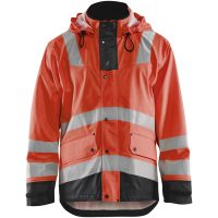 Regnjakke 43022003 Hi-Vis Rød / Sort BLÅKLÄDER