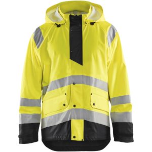 Regnjakke 43232000 Hivisgul / Sort BLÅKLÄDER
