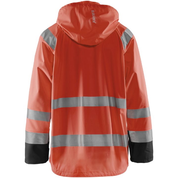 Regnjakke 43232000 Hivisrød / Sort BLÅKLÄDER REGNJAKKE 43232000 RÖD/SVA XS – billede 2