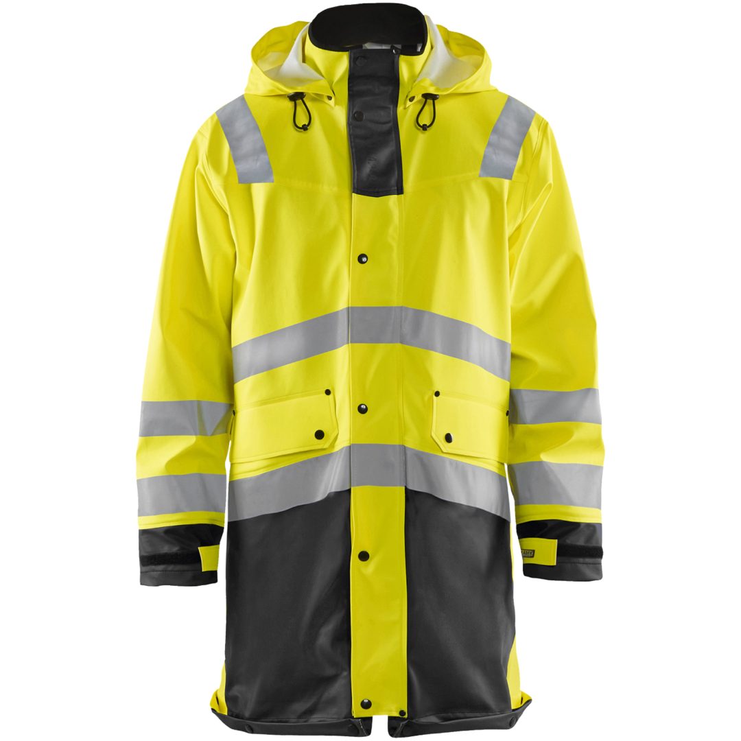 Regnjakke 43262005 Sort / Hivisgul BLÅKLÄDER REGNJAKKE 43262005 GUL/SVA XS