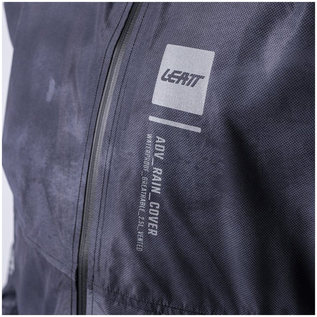 Regnjakke ADV Rain Cover Sort/Grå Leatt S (US38 / EU48) – billede 20