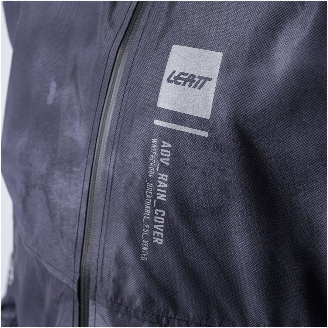Regnjakke ADV Rain Cover Sort/Grå Leatt S (US38 / EU48) – billede 10