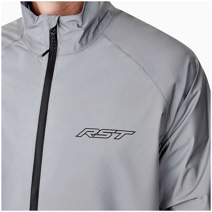Regnjakke Night Rider Sølv RST s – billede 6
