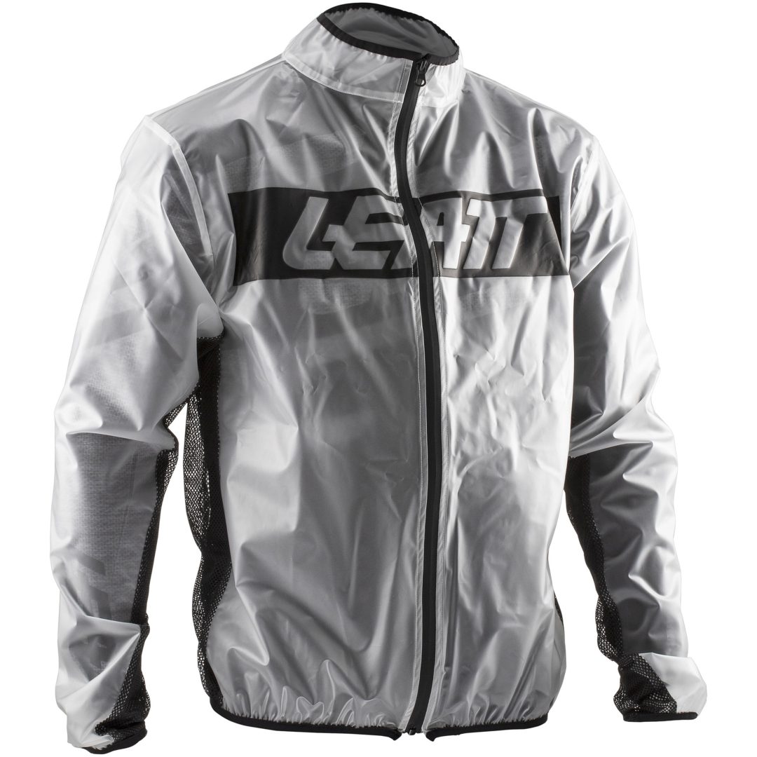 Regnjakke RaceCover Transparent Leatt Small