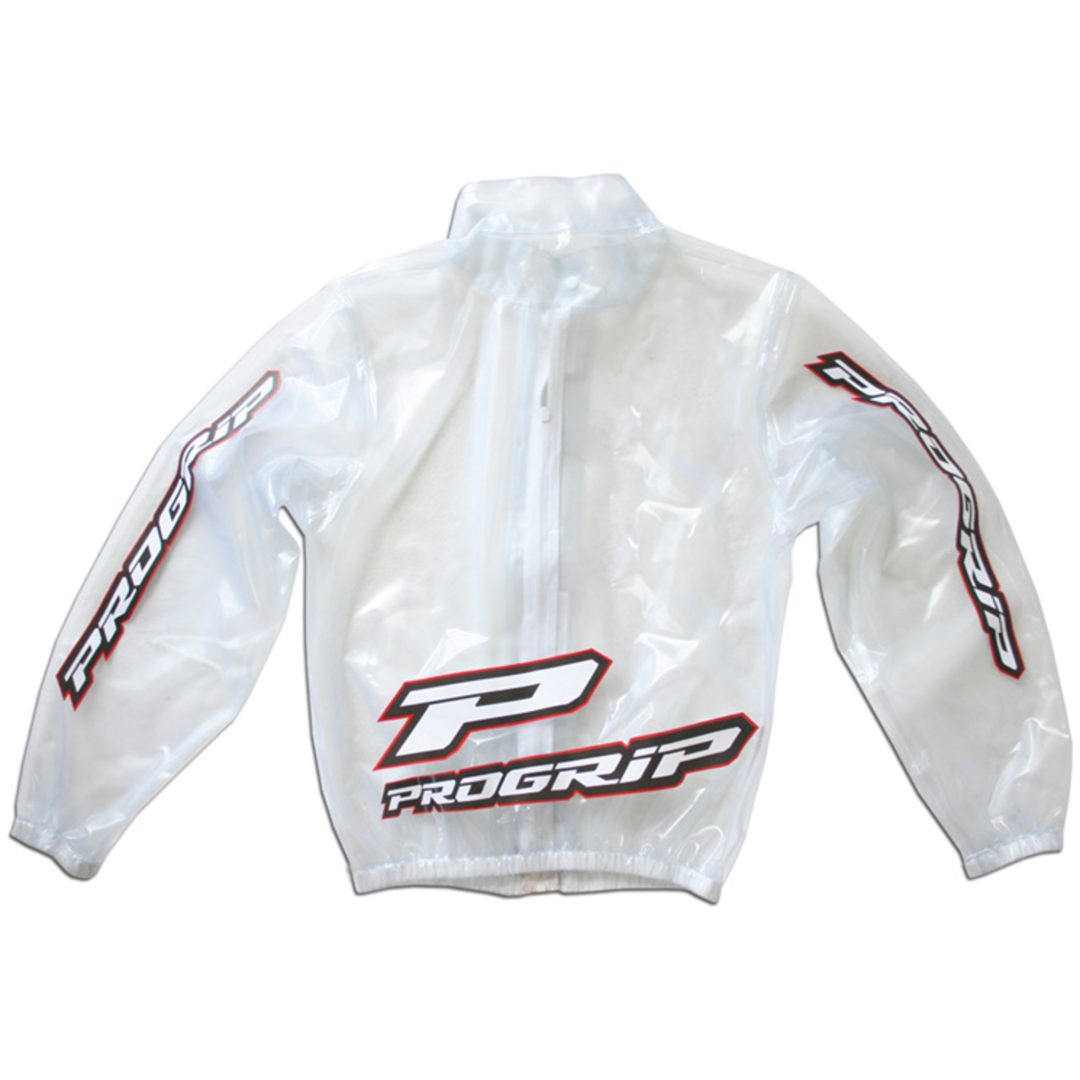 Regnjakke Transparent Progrip Large
