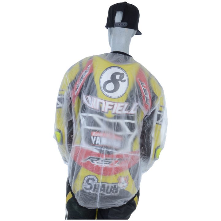 Regnjakke Transparent R&G RACING – billede 7