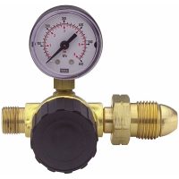Regulator med justerbart tryk og manometer SIEVERT