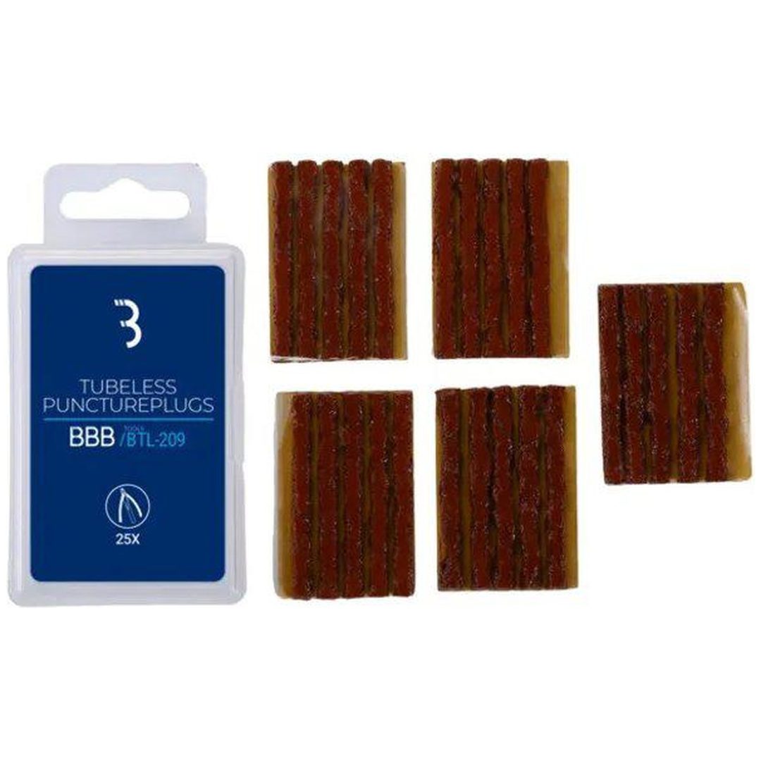 Reparationssæt Tubeless PuncturePlugs BBB