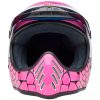 Retro Hjelm Moto-3 Deathspray Blank Rosa/lilla/hvid BELL XL – miniature 3