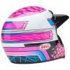 Retro Hjelm Moto-3 Deathspray Blank Rosa/lilla/hvid BELL XL – miniature 6