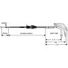 Returkabel Stålomspundet Harley-Davidson DRAG SPECIALTIES Kabel – miniature 2