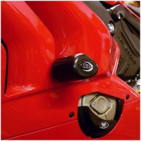 R&G RACING Aero Crash Protectors Black Ducati Panigale V4