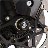 R&G RACING Fork Protectors - Black Suzuki Hayabusa