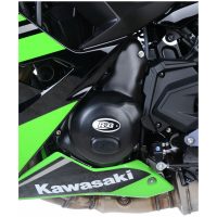 R&G RACING Left Crankcase Protection Cover Black Kawasaki Z650