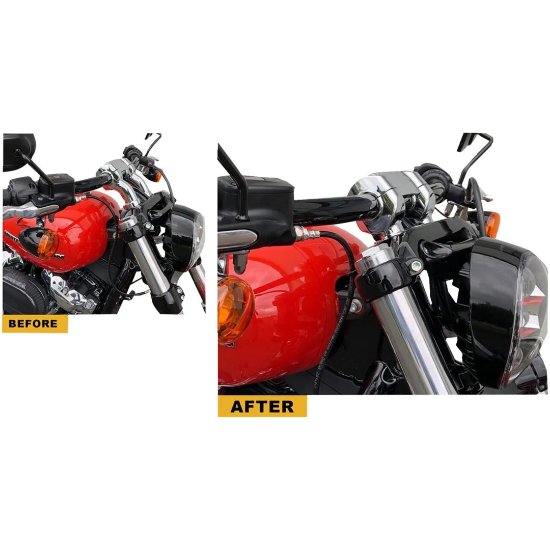 Risere Lav Sort KODLIN MOTORCYCLE – billede 3