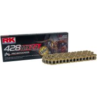 RK GB428MXZ4 Offroad Pro Kedja Guld +CL (clip kedjelås)