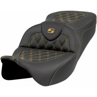 Roadsofa Seat - Lattice Stitch - Gold Stitch - w/o Backrest