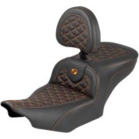 Roadsofa Seat - with Backrest - Orange Stitch