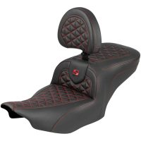 Roadsofa Seat - with Backrest - Red Stitch