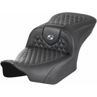RoadSofa Seat - without Backrest - Honeycomb - Silver Stitch
