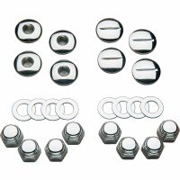 Rocker Shaft End Plug- og møtriksæt Krom COLONY