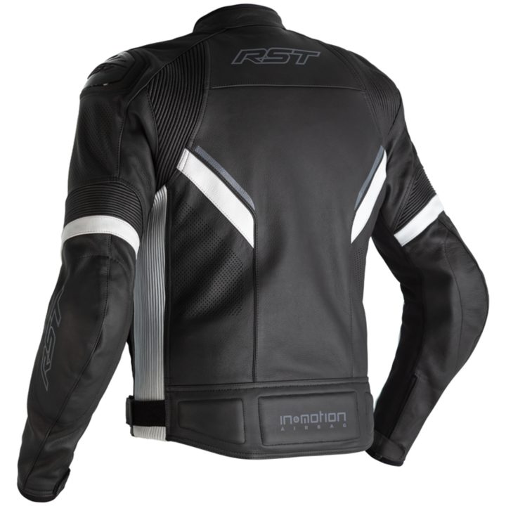 RST Læderjakke Sabre Airbag Sort/Hvid XS – billede 6