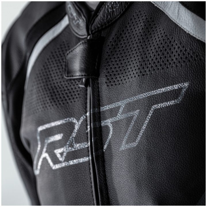 RST Læderjakke Sabre Airbag Sort/Hvid XS – billede 5
