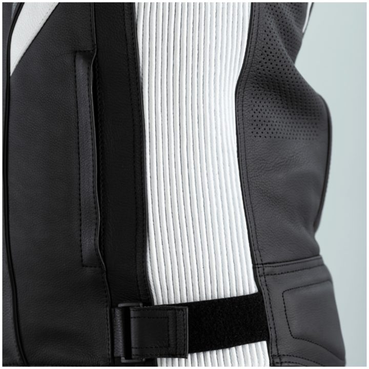 RST Læderjakke Sabre Airbag Sort/Hvid XS – billede 4