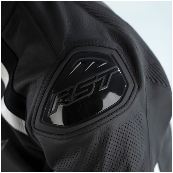 RST Læderjakke Sabre Airbag Sort/Hvid XS – billede 3