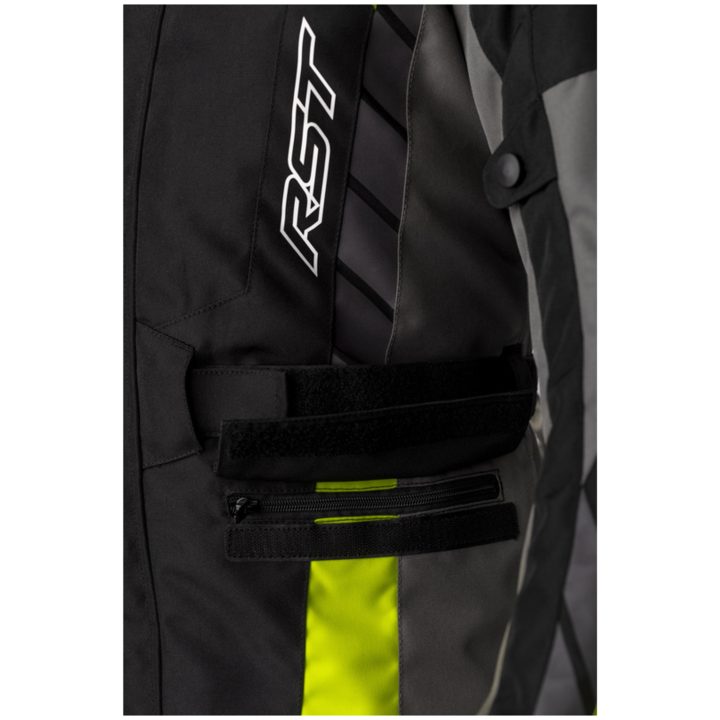 RST MC-Jakke Adventure X-Treme CE Sølv/Marineblå/Gul s – billede 3