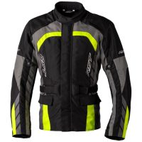 RST MC-Jakke Adventure X-Treme CE Sølv/Marineblå/Gul