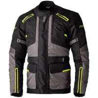 RST MC-Jakke Endurance CE Sort/Grå/Fluorescerende Gul