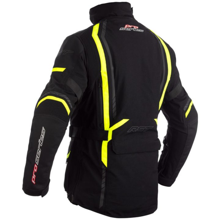 RST MC-Jakke Pathfinder CE Sort/Neongul L – billede 10