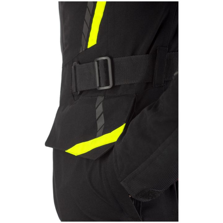 RST MC-Jakke Pathfinder CE Sort/Neongul L – billede 7
