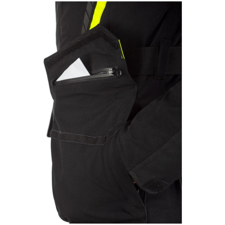 RST MC-Jakke Pathfinder CE Sort/Neongul L – billede 6