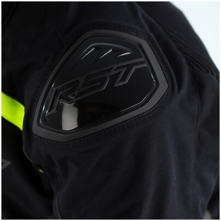 RST MC-Jakke Sabre Airbag Sort/Grå/Neongul M – billede 5