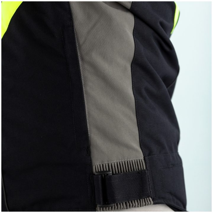 RST MC-Jakke Sabre Airbag Sort/Grå/Neongul M – billede 3