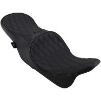 Sadel 2-Up Touring Low Profile Læder Sort DRAG SPECIALTIES