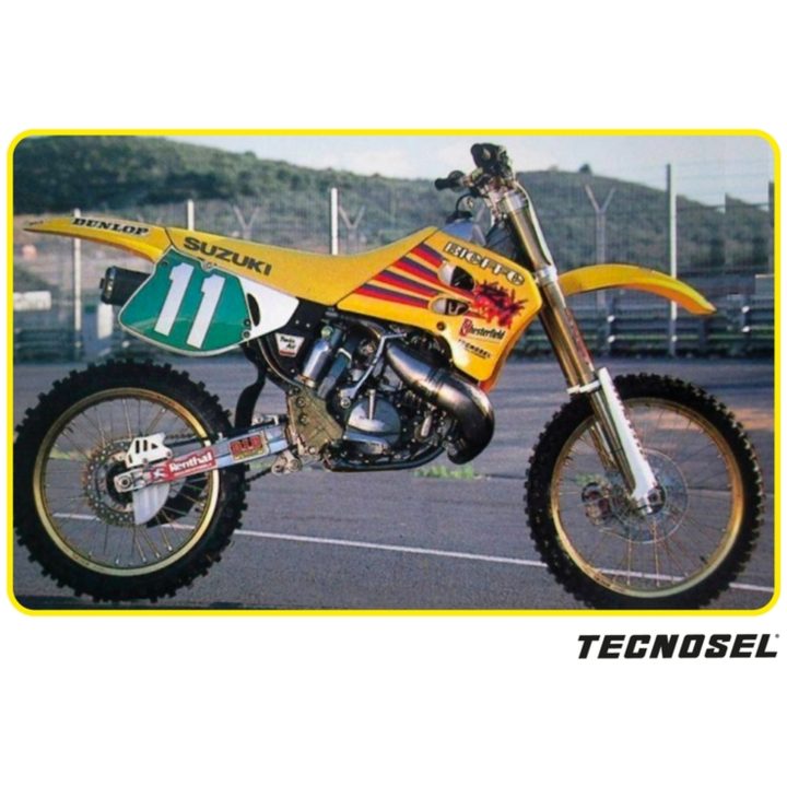 Sadelbetræk Team Suzuki 1993 TECNOSEL – billede 2